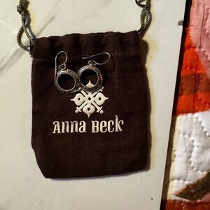 Anna Beck Silver Hoop Earrings
